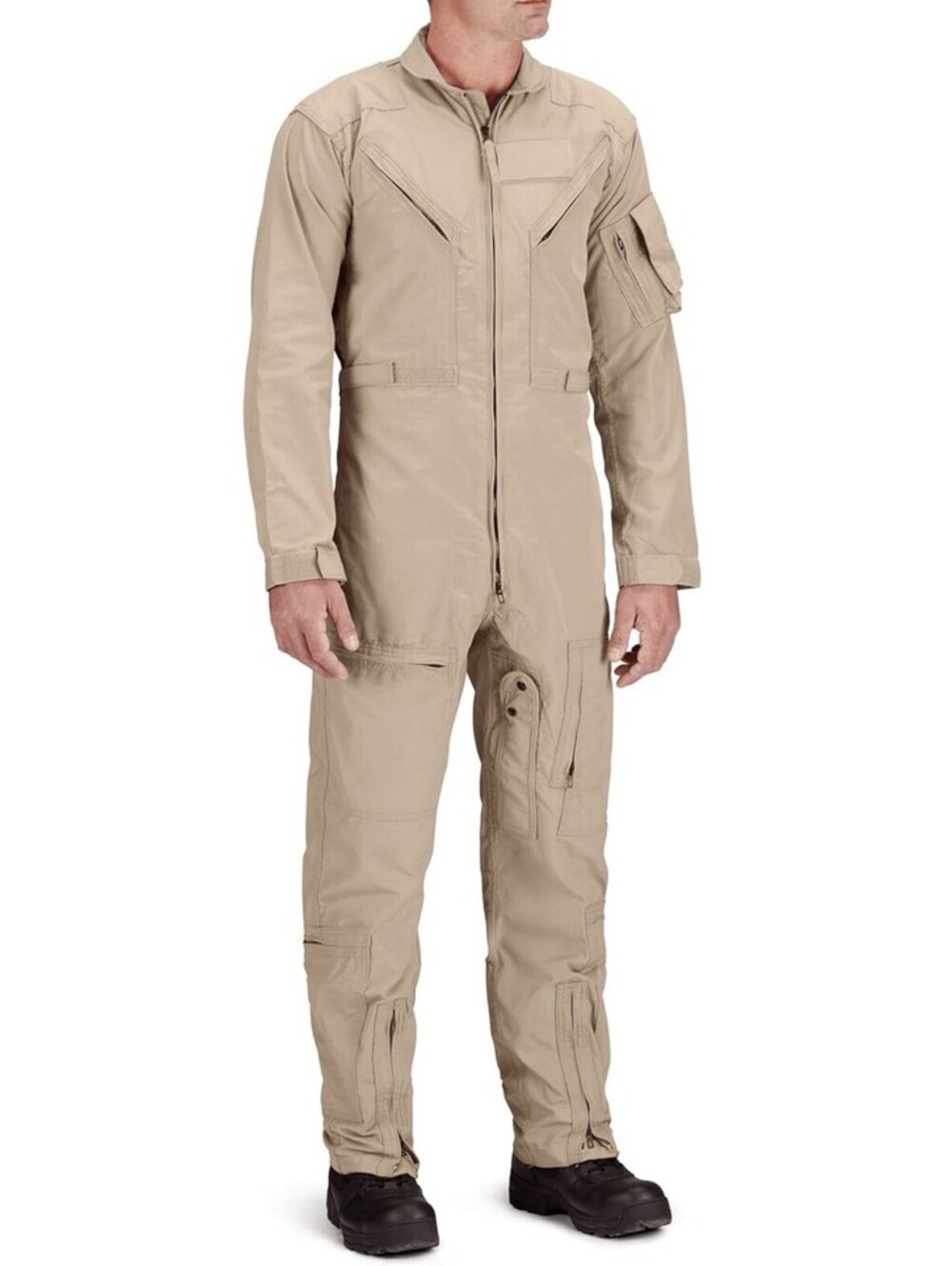 Propper CWU 27/P Nomex Flight Suit Flame-Resistant AF Tan 42 Short NWT $229